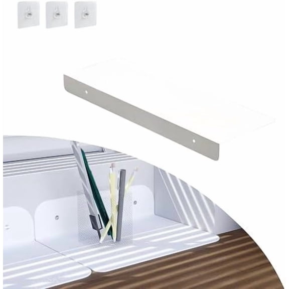 Metal Kitchen Refrigerator Gap Partition Countertop Gap Extension Board, Refrigerator Side Partition, Gap Covers Between Countertop And Walls, No Drill (White, 7.8 * 5.9inch)