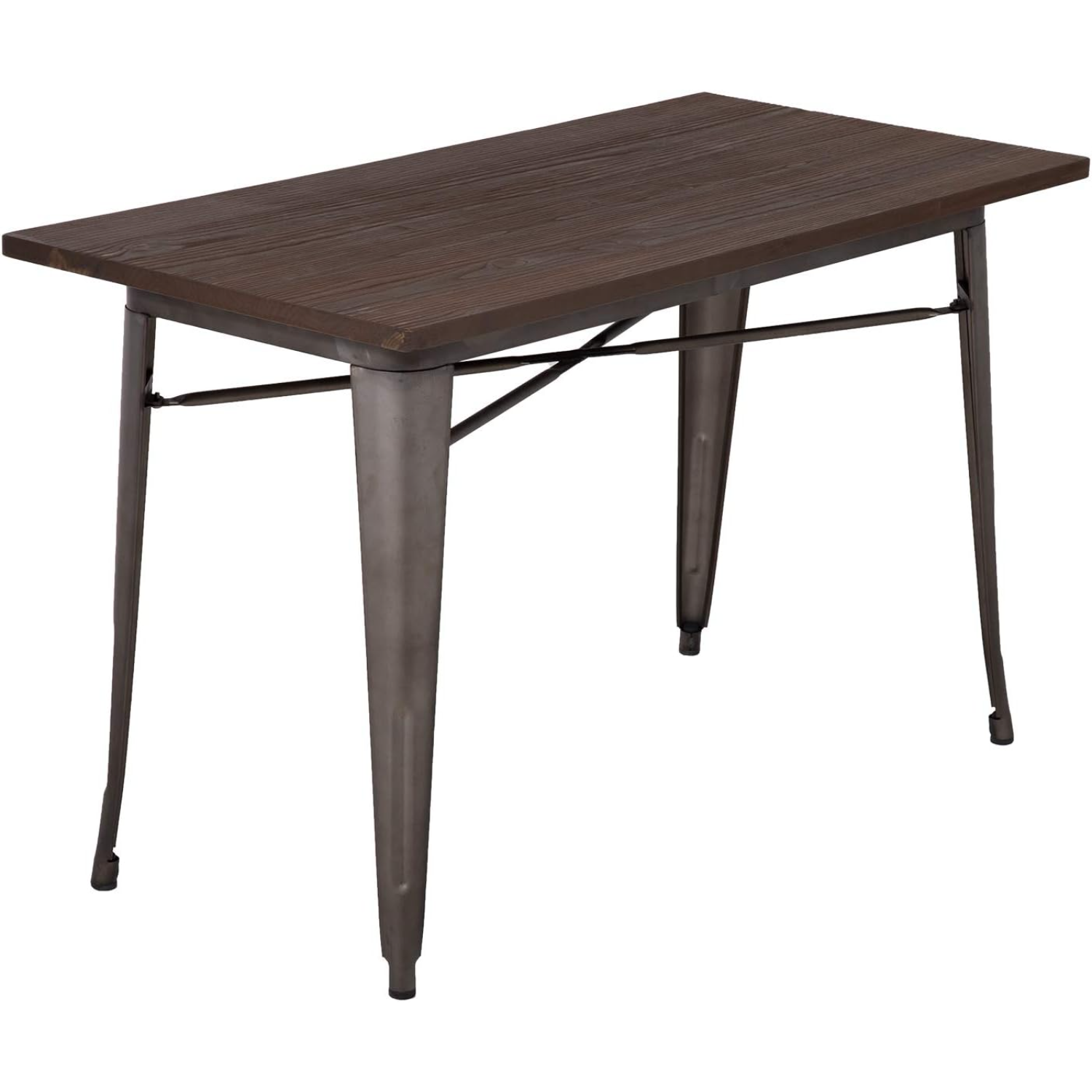 Metal Kitchen Table Dining Table Restaurant Wood Top Table 24 x 48