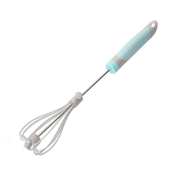Metal Kitchen Utensils Semi Automatic Egg Beater with Adjustable Manual Rotation for Baking, Stainless Kitchen Utensils for Mixing Cream & Sauces