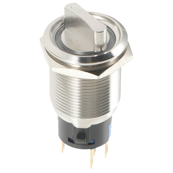 FENGGUIQU Metal Push Button Switch for Boats with LED Light and Auto Reset Feature