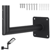 Metal L-Shaped Bracket, 7.9 in Robust Metal Bracket with Mounting Screws, 90 Degree Wall Mount Bracket for Weathervane, Antenna, Light, Flag Pole Mounting