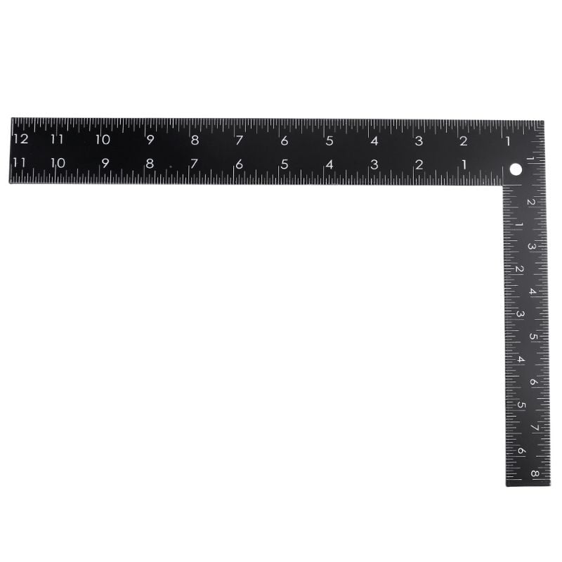 Metal L-Square Shaped Ruler Curve Sewing Measure Framing Square Ruler ...