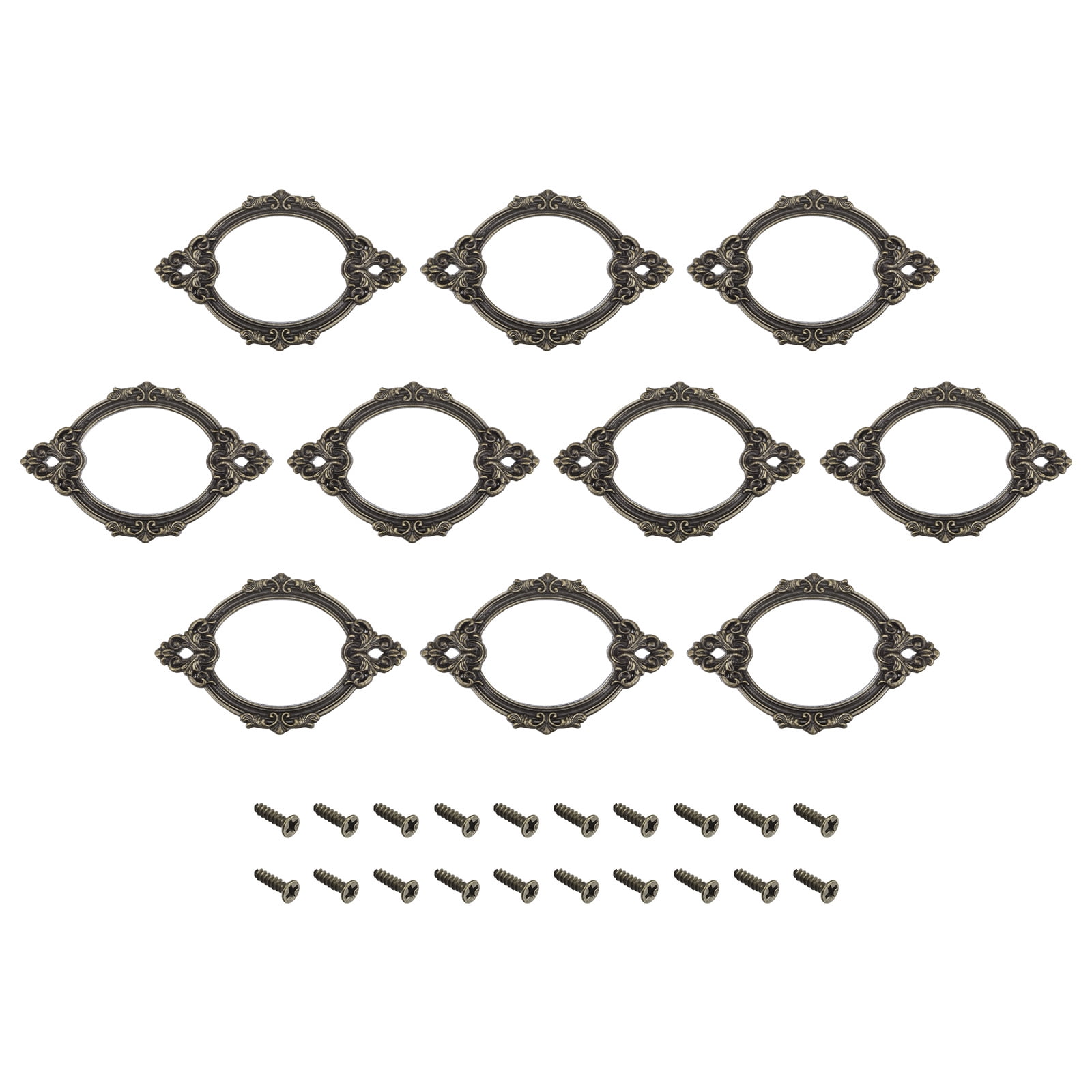 Metal Label Holders, 68x44mm Name Card Tag Frames for File Drawer ...