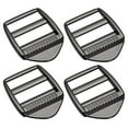 thumbnail image 1 of Metal Ladder Buckle Slider Tri-Glider Metal Adjustable Buckles, 4 Pack 25mm Inner Size, Gun-black, 1 of 5