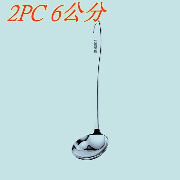 Metal Ladle Stainless Steel Soup Ladle 2 Pack 10 Inch Long Soup Ladle 2.63 Inch Round Small Ladel