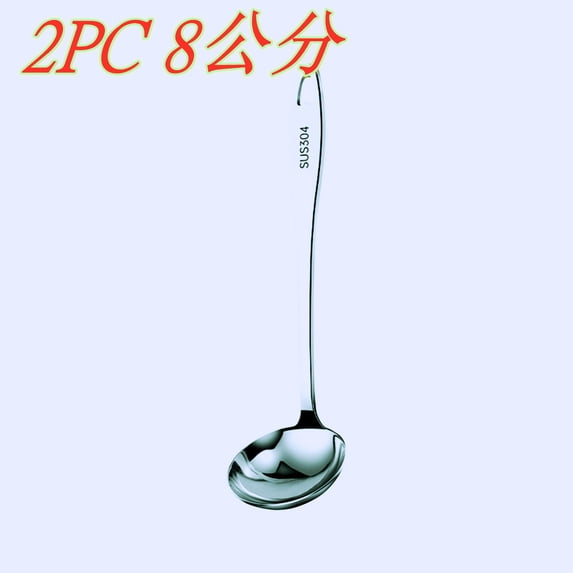 Metal Ladle Stainless Steel Soup Ladle 2 Pack 12 Inch Long Soup Ladle 3.34 Inch Round Small Ladel