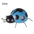 thumbnail image 1 of Metal Ladybug Wall-mounted Creative Perfect Gift Lovely Antirust Metal Beautifully Bling Color Home Decoration Wall Decor (Blue,23 X 23 X 7cm), 1 of 7