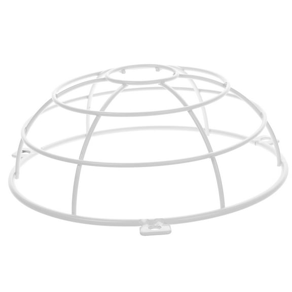 CIMAXIC White Metal Lampshade Frame Durable Wear Resistant Ceiling Light Holder for Home