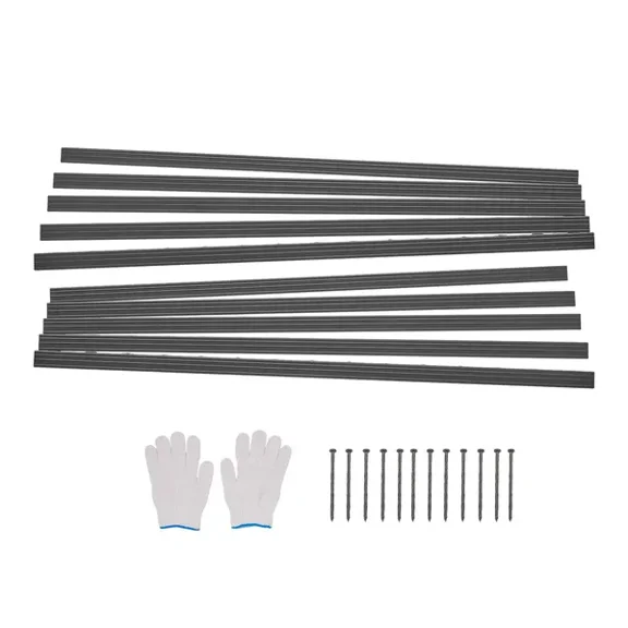 Metal Landscape Edging 10 Packs 60 Inch Rust Resistant Bendable for Yard Garden