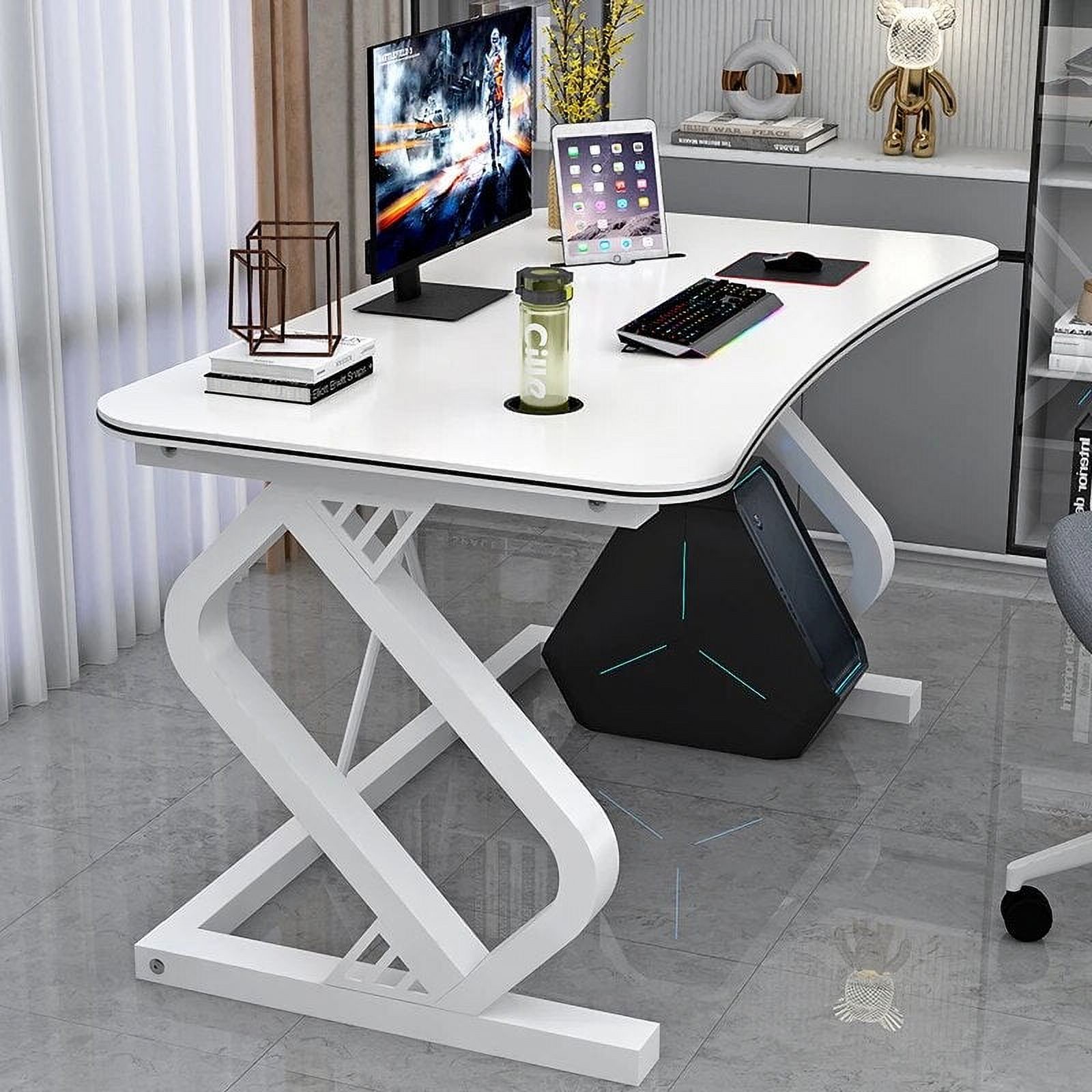 Metal Laptop Office Desk Writing Vanity Living Room Supplies Computer