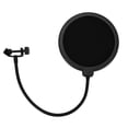 thumbnail image 1 of Metal Large Double Layer Physical Noise Reduction Microphone Windproof Mesh Cover Black, 1 of 8