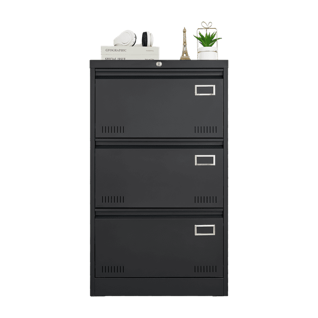 Metal Lateral File Cabinet With Lock Widened Drawer Filing Cabinet