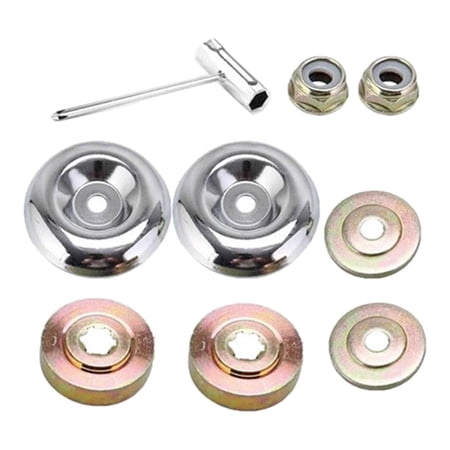 Metal Lawnmower Blade Adapter for lawnmower String Trimmer Brush Cutter 9Pcs