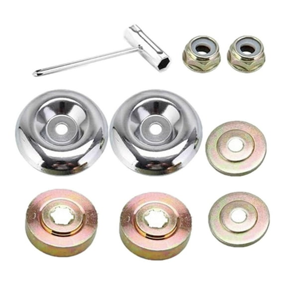 Metal Lawnmower Blade Adapter for lawnmower String Trimmer Brush Cutter 9Pcs