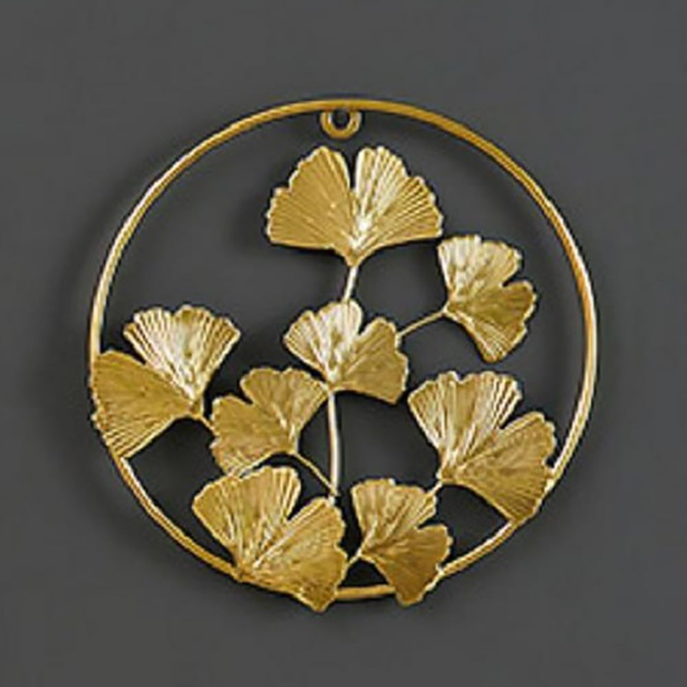 Metal Leaf Wall Decor, Tree Leaves Wall Art Hanging Sculpture Décor