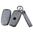 thumbnail interactive-video image 1 of Blue Leather Key Fob Holder Bag Cover Case For BMW 1 3 4 5 6 7 Series X3 F30 - Unbranded 1 of 4