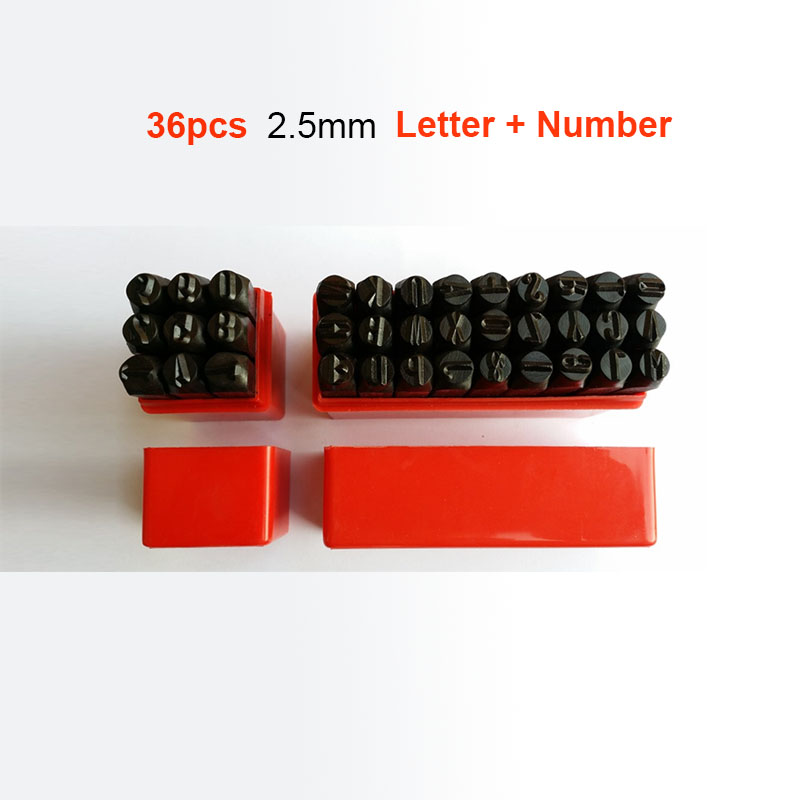 Metal Leather Stamping Kit Steel Numbers Stamp Punch Tools Set DIY