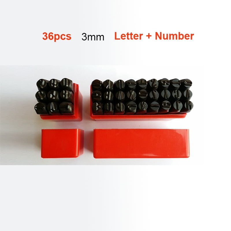 Metal Leather Stamping Kit Steel Numbers Stamp Punch Tools Set DIY