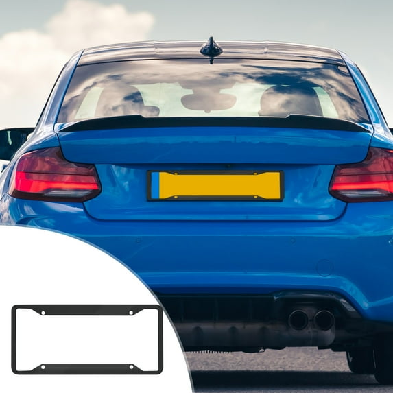 Metal License Frame, Car License Plate Frame, Front/Rear Exterior Accessory, Stainless Steel, Durable, Rust-Resistant, Fits Standard US Plates, Easy Installation with Screws, for Men & Women