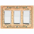 thumbnail image 1 of Metal Light Switch Plate Cover Beige Paisley Bandana Spotted Tile Pattern TIL080, 1 of 1