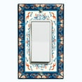 thumbnail image 1 of Metal Light Switch Plate Cover Colorful Flower Heart Mandala Tile Pattern TIL036, 1 of 13