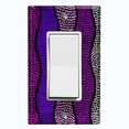 thumbnail image 1 of Metal Light Switch Plate Cover Colorful Safari African Tribal Art Pattern SFR025, 1 of 13