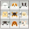 thumbnail image 1 of Metal Light Switch Plate Cover Cute Puppy Dog Cube Gray DOG002, 1 of 13