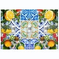 thumbnail image 1 of Metal Light Switch Plate Cover Elegant Floral Fruit Leaves Tile Pattern TIL022, 1 of 13