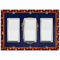 thumbnail image 1 of Metal Light Switch Plate Cover Elegant Gold Candle Frame Starry Moon Blue FRA035, 1 of 13