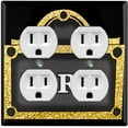 thumbnail image 1 of Metal Light Switch Plate Cover Elegant Paris Purse Frame Mask PRS021, 1 of 13