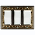 thumbnail image 1 of Metal Light Switch Plate Cover Elegant Victorian Floral Frame Black FRA060, 1 of 15