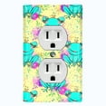 thumbnail image 1 of Metal Light Switch Plate Cover Fairytale Royal Crown Frog FRY007, 1 of 14