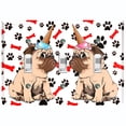thumbnail image 1 of Metal Light Switch Plate Cover Ice Cream Pug Unicorn Dog Paw Bones DOG048, 1 of 13