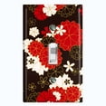 thumbnail image 1 of Metal Light Switch Plate Cover Japanese Flower Pattern Red Wallpaper FLW043, 1 of 13