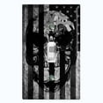 thumbnail image 1 of Metal Light Switch Plate Cover U.S. Flag Gray SKL006, 1 of 13