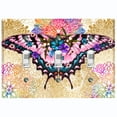 thumbnail image 1 of Metal Light Switch Plate Cover Unique Colorful Floral Butterfly Blue BUT023, 1 of 13
