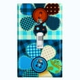 thumbnail image 1 of Metal Light Switch Plate Outlet Cover (Flower Patch Neon - Single Toggle), 1 of 2