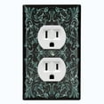 thumbnail image 1 of Metal Light Switch Plate Outlet Cover (French Victorian Frame - Single Duplex), 1 of 2