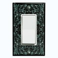 thumbnail image 1 of Metal Light Switch Plate Outlet Cover (French Victorian Frame - Single Rocker), 1 of 2