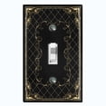 thumbnail image 1 of Metal Light Switch Plate Outlet Cover (French Victorian Frame - Single Toggle), 1 of 2