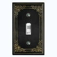 thumbnail image 1 of Metal Light Switch Plate Outlet Cover (French Victorian Frame - Single Toggle), 1 of 2