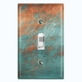 thumbnail image 1 of Metal Light Switch Plate Outlet Cover Image of Distressed Copper MET010, 1 of 13