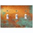 thumbnail image 1 of Metal Light Switch Plate Outlet Cover Image of Distressed Copper MET011, 1 of 13