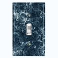 thumbnail image 1 of Metal Light Switch Plate Outlet Cover (Image of Marble Blue MAR012), 1 of 13