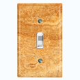 thumbnail image 1 of Metal Light Switch Plate Outlet Cover (Image of Marble Brown MAR022), 1 of 13