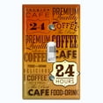 thumbnail image 1 of Metal Light Switch Wall Plate Outlet Cover (Coffee Cafe Diner Sign Sunset Brown - Single Toggle), 1 of 2
