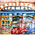 thumbnail image 1 of Metal Light Switch Wall Plate Outlet Cover (Coffee Mocha Espresso Shop Cafe Vintage Store Front Flower - Double Toggle), 1 of 2