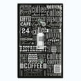 thumbnail image 1 of Metal Light Switch Wall Plate Outlet Cover (Coffee Shop Cafe Restaurant Sign Black White - Single Toggle), 1 of 2