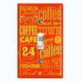 thumbnail image 1 of Metal Light Switch Wall Plate Outlet Cover (Coffee Shop Cafe Restaurant Sign Red Yellow - Single Toggle), 1 of 2