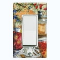 thumbnail image 1 of Metal Light Switch Wall Plate Outlet Cover (Coffee Tea Party Kettle Mocha Drinks - Single Rocker), 1 of 2